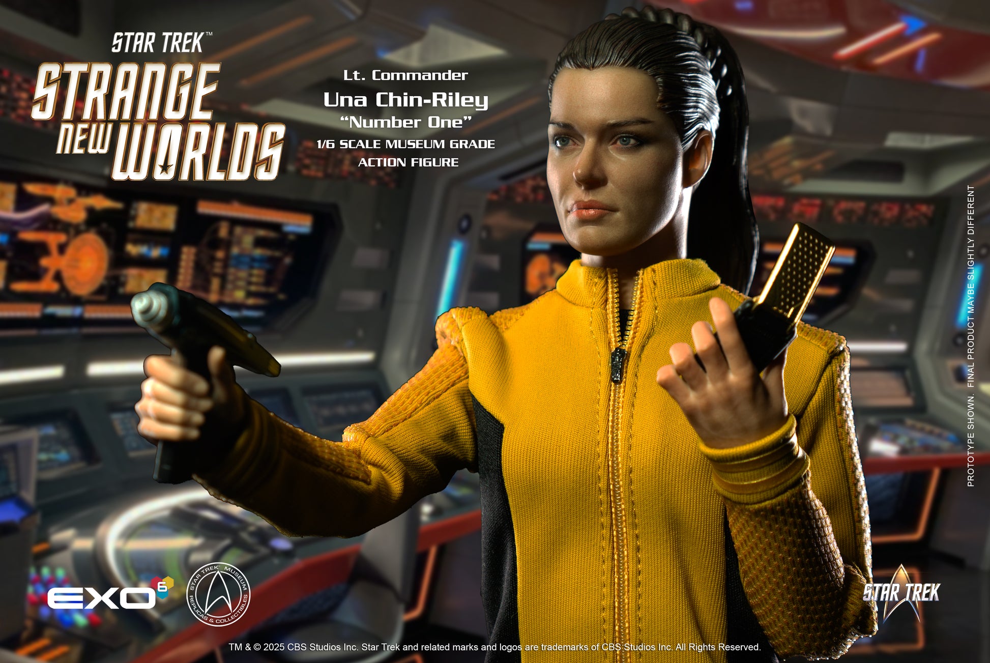 Star Trek: Strange New Worlds: Lt. Commander Una Chin-Riley (Number One): 1/6 Scale Figure - EXO-6 Action Figure
