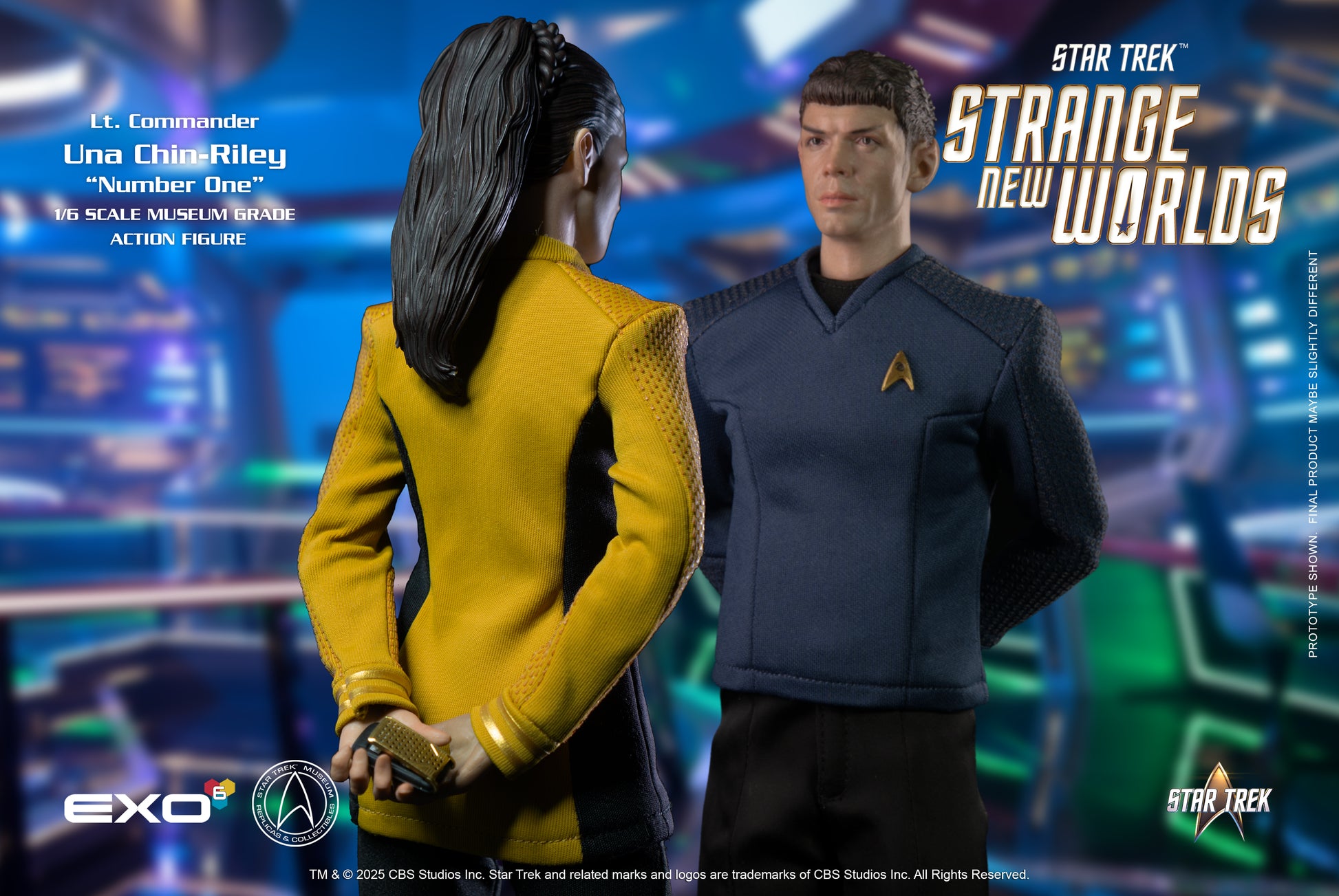 Star Trek: Strange New Worlds: Lt. Commander Una Chin-Riley (Number One): 1/6 Scale Figure - EXO-6 Action Figure