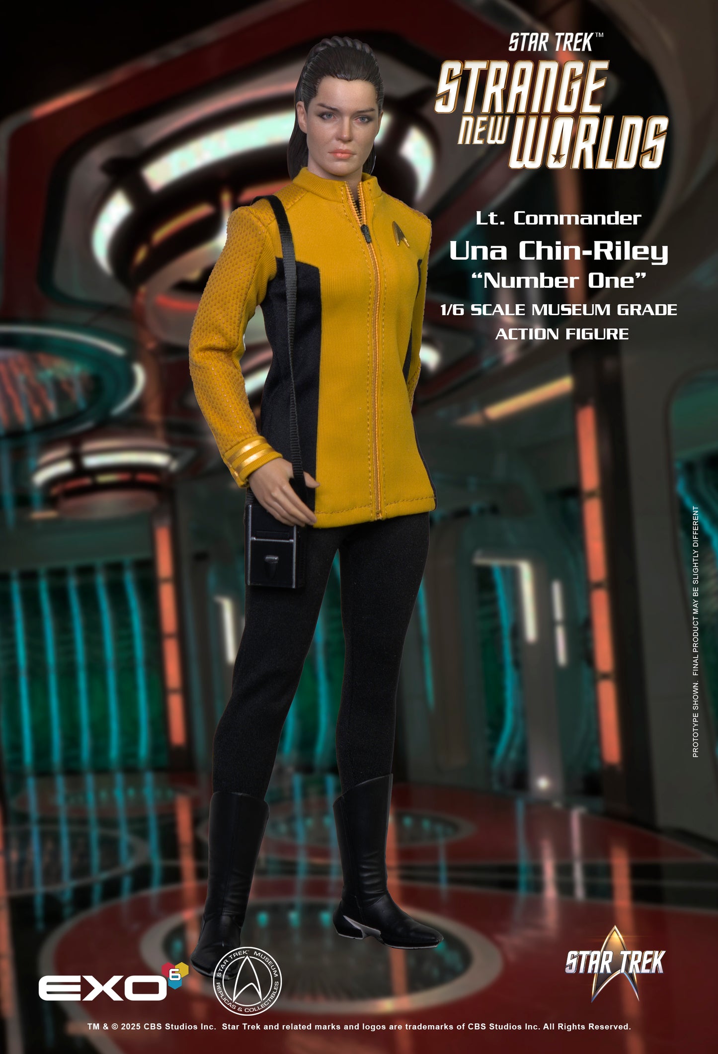 Star Trek: Strange New Worlds: Lt. Commander Una Chin-Riley (Number One): 1/6 Scale Figure - EXO-6 Action Figure