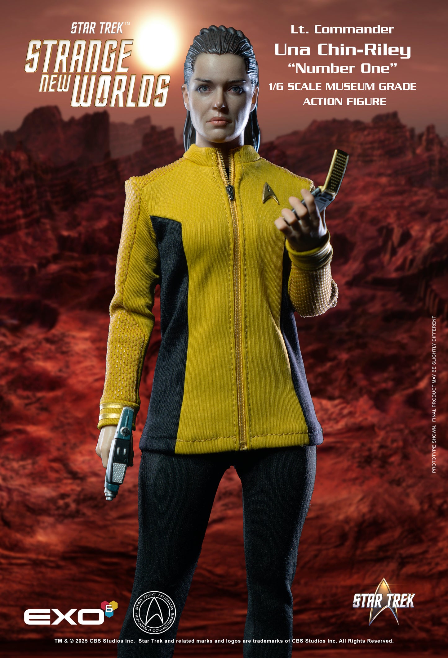 Star Trek: Strange New Worlds: Lt. Commander Una Chin-Riley (Number One): 1/6 Scale Figure - EXO-6 Action Figure