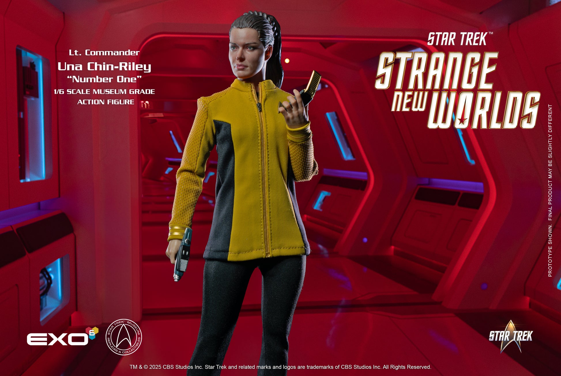 Star Trek: Strange New Worlds: Lt. Commander Una Chin-Riley (Number One): 1/6 Scale Figure - EXO-6 Action Figure