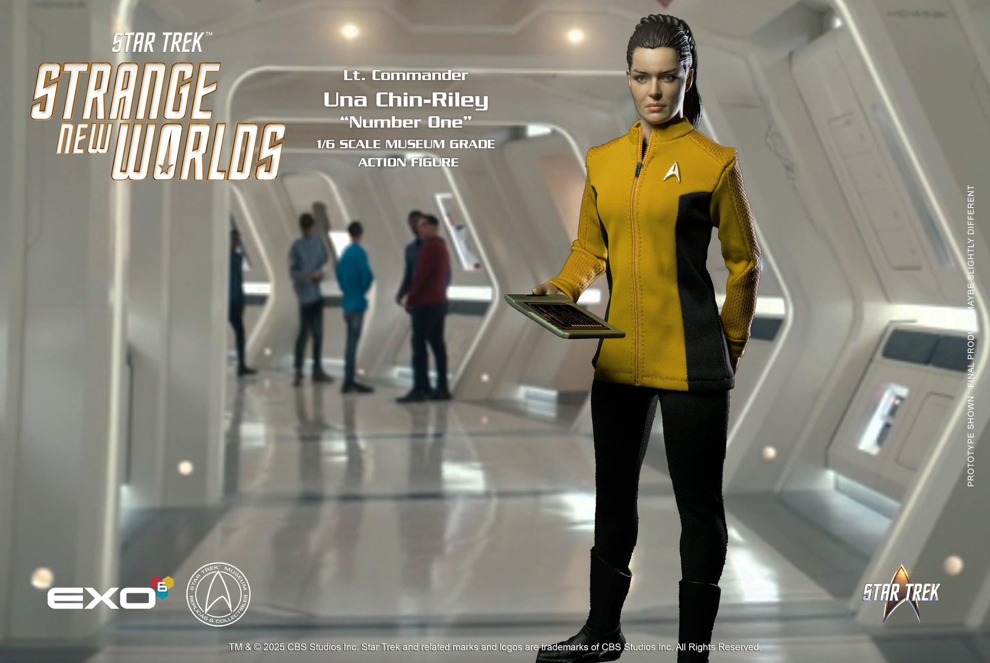 Star Trek: Strange New Worlds: Lt. Commander Una Chin-Riley (Number One): 1/6 Scale Figure - EXO-6 Action Figure