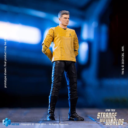 Star Trek: Strange New Worlds: Pike: Exquisite Mini Series: 1/18 Action Figure - Hiya Toys Action Figure