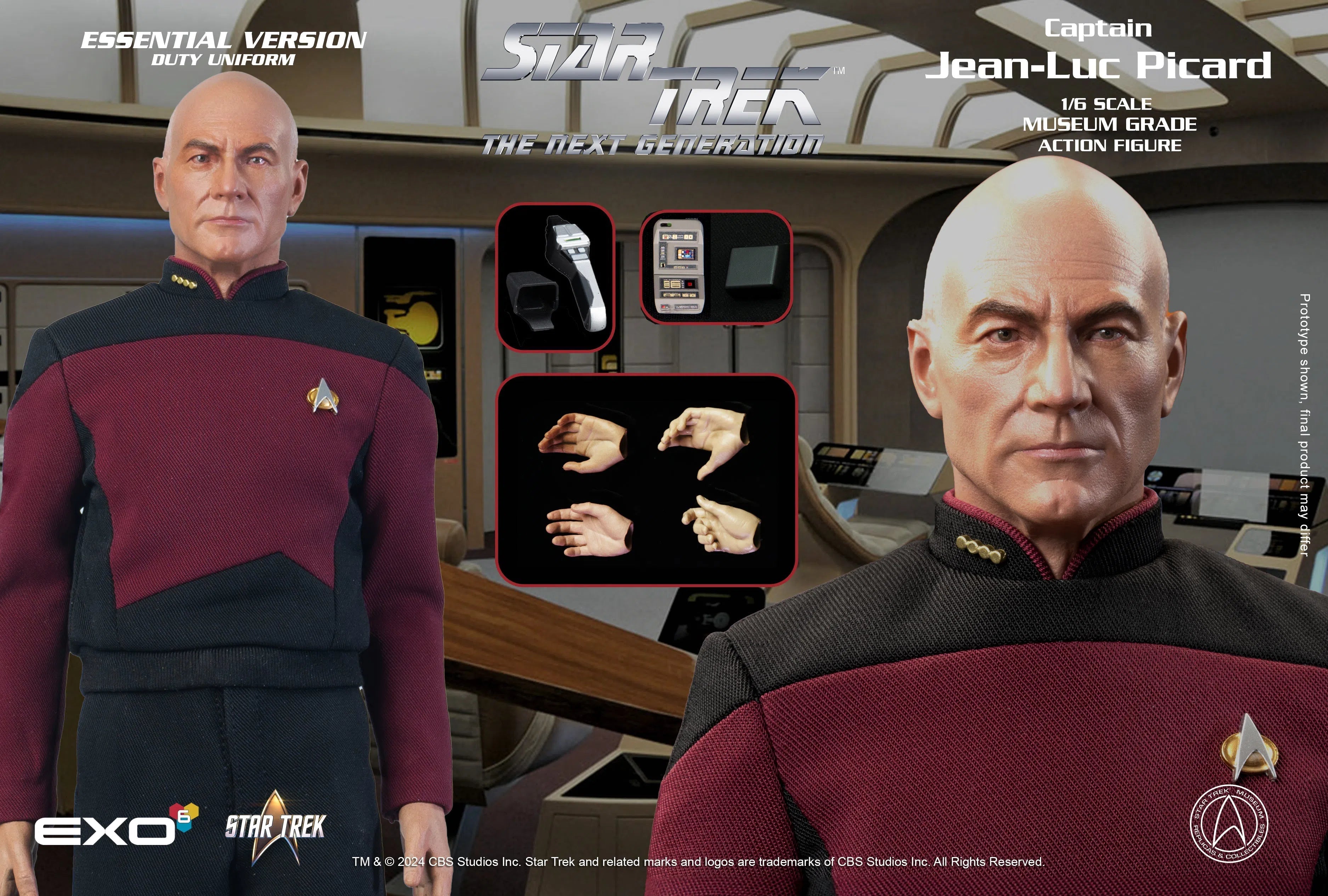 Star Trek: The Next Generation: Captain Jean-Luc Picard: Essential Duty Uniform Version EX0-6