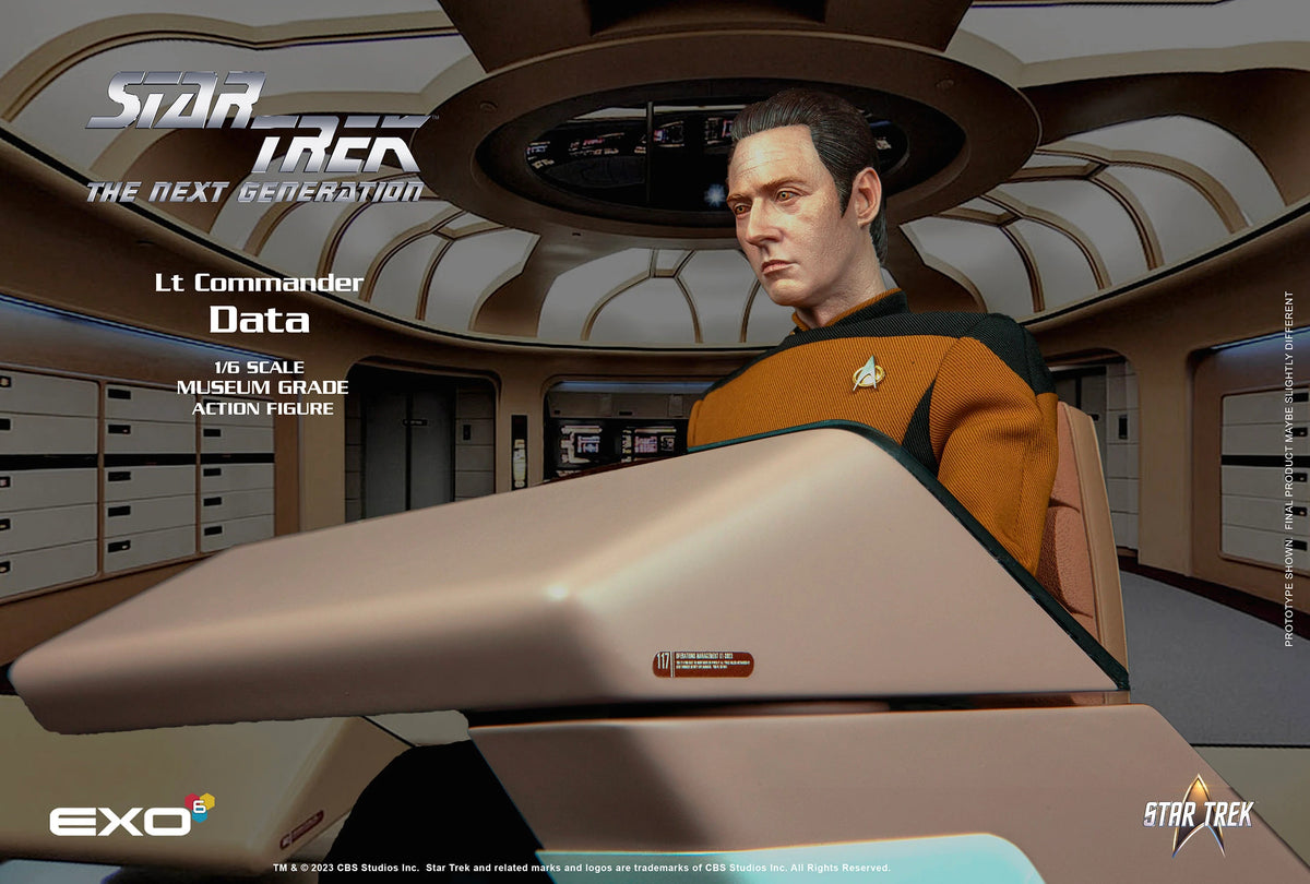 Star Trek: The Next Generation: Lt. Commander Data: Standard Version: Reissue - EXO-6 Action Figures