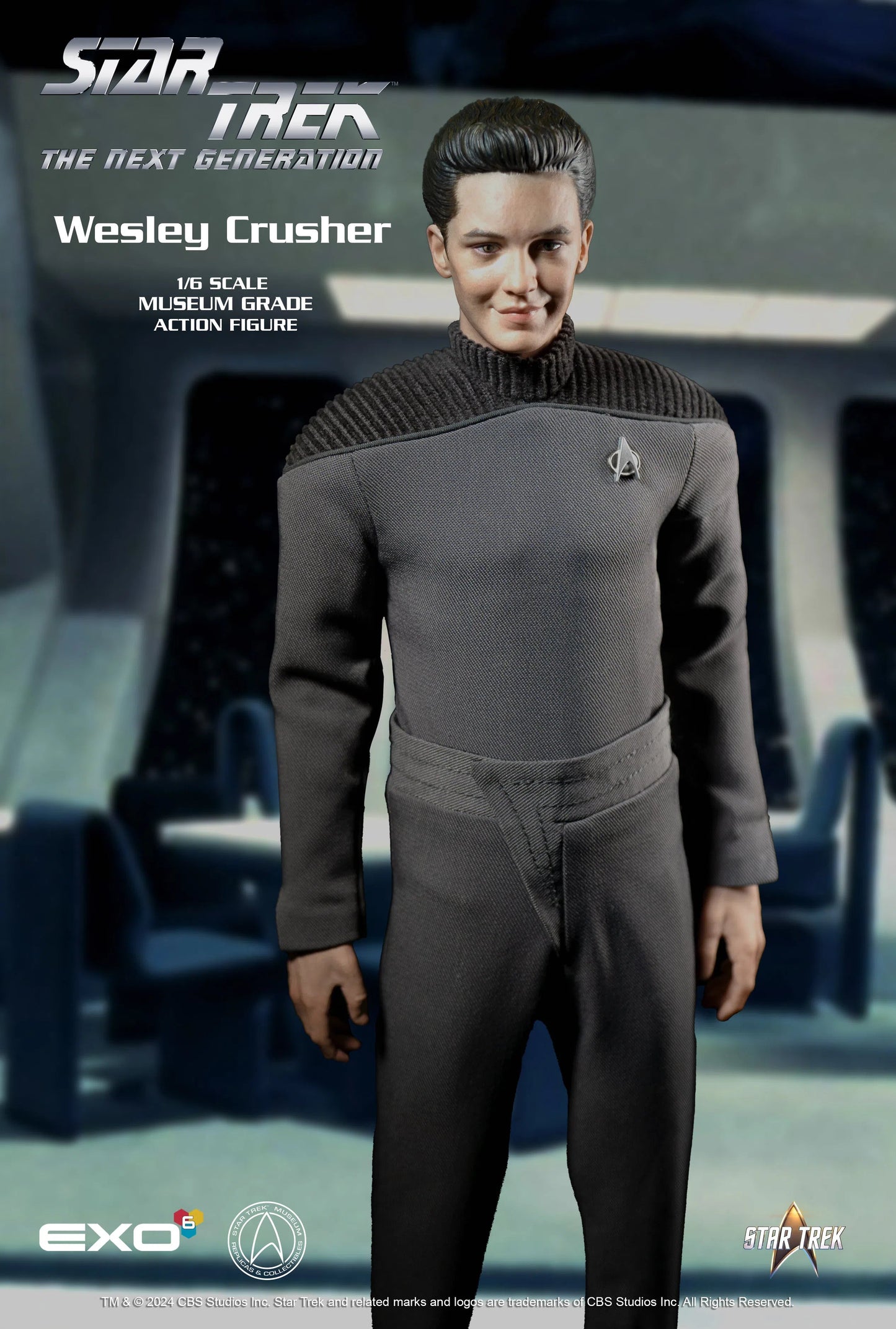 Star Trek: The Next Generation: Wesley Crushery - EXO-6 Action Figures