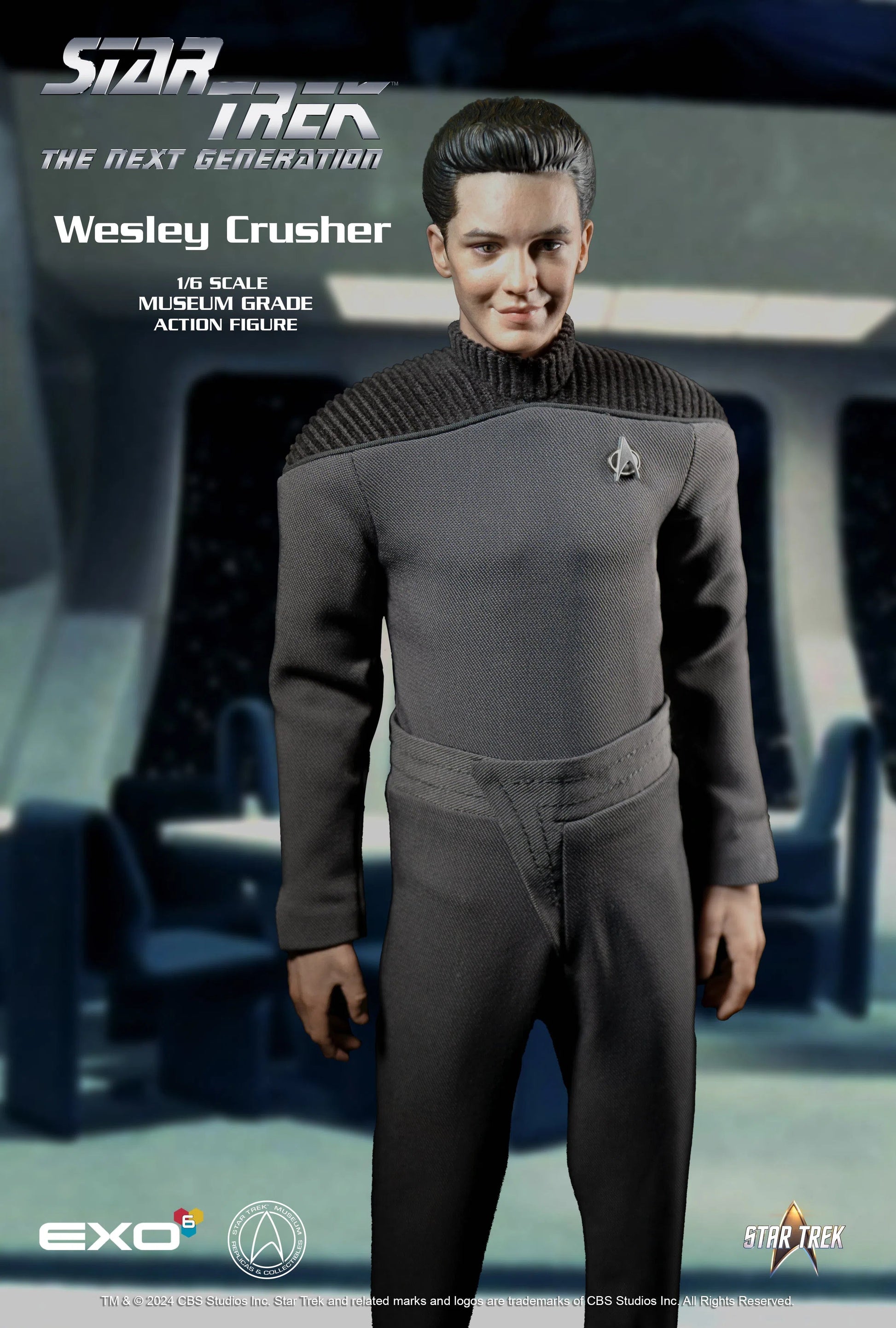 Star Trek: The Next Generation: Wesley Crushery - EXO-6 Action Figures