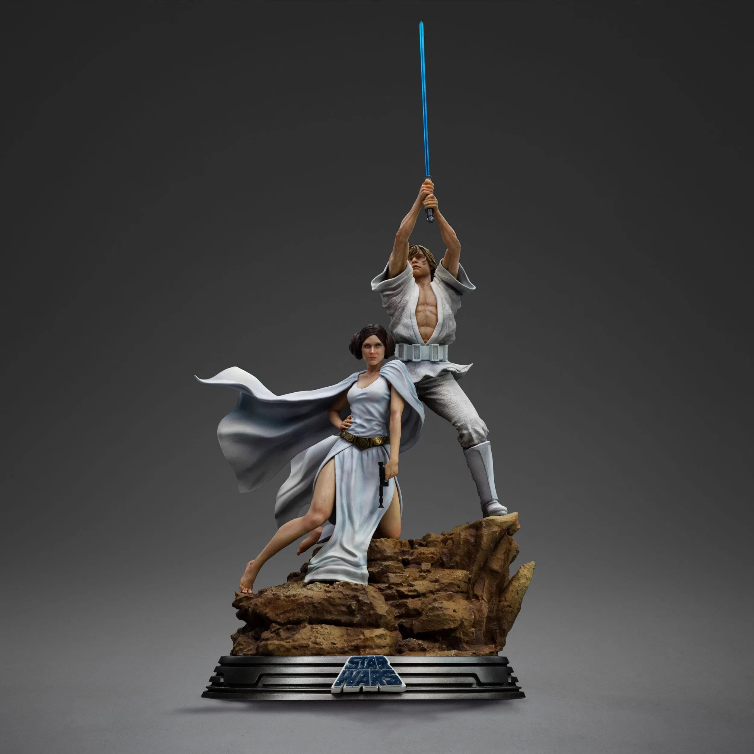 Star Wars: A New Hope: Luke and Leia: Deluxe 1/10 Art Scale: Limited Edition Statue Iron Studios