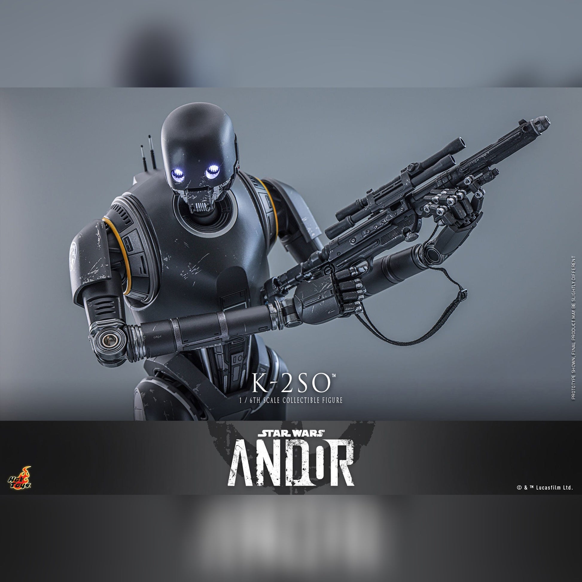 Star Wars: Andor: K-2SO: 1/6th - Hot Toys Action Figures