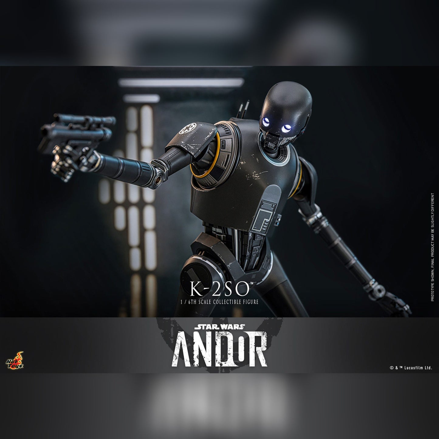 Star Wars: Andor: K-2SO: 1/6th - Hot Toys Action Figures