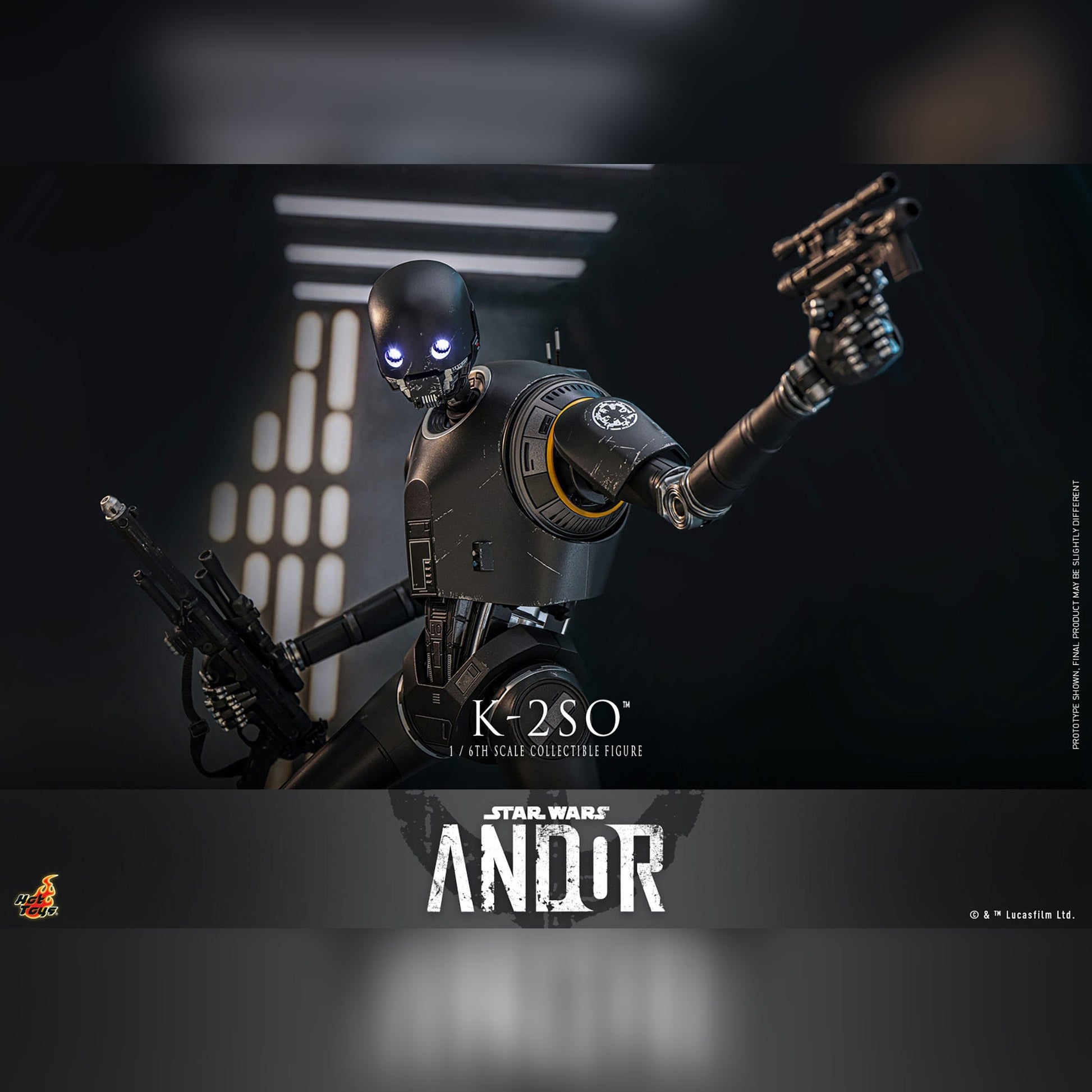 Star Wars: Andor: K-2SO: 1/6th - Hot Toys Action Figures