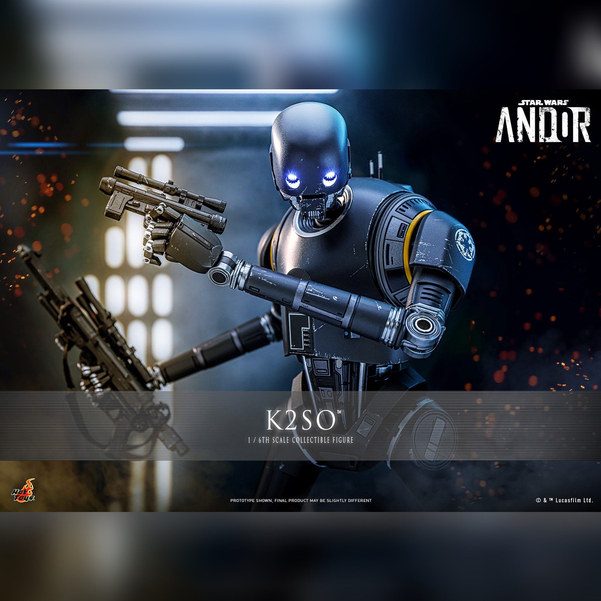Star Wars: Andor: K-2SO: 1/6th Scale Action Figure - Hot Toys Action Figure