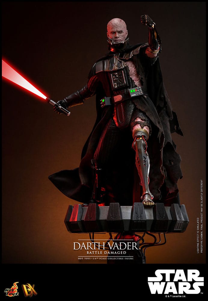 Star Wars: Darth Vader (Battle Damaged): 1/6 Scale Action Figure - Hot Toys Action Figure