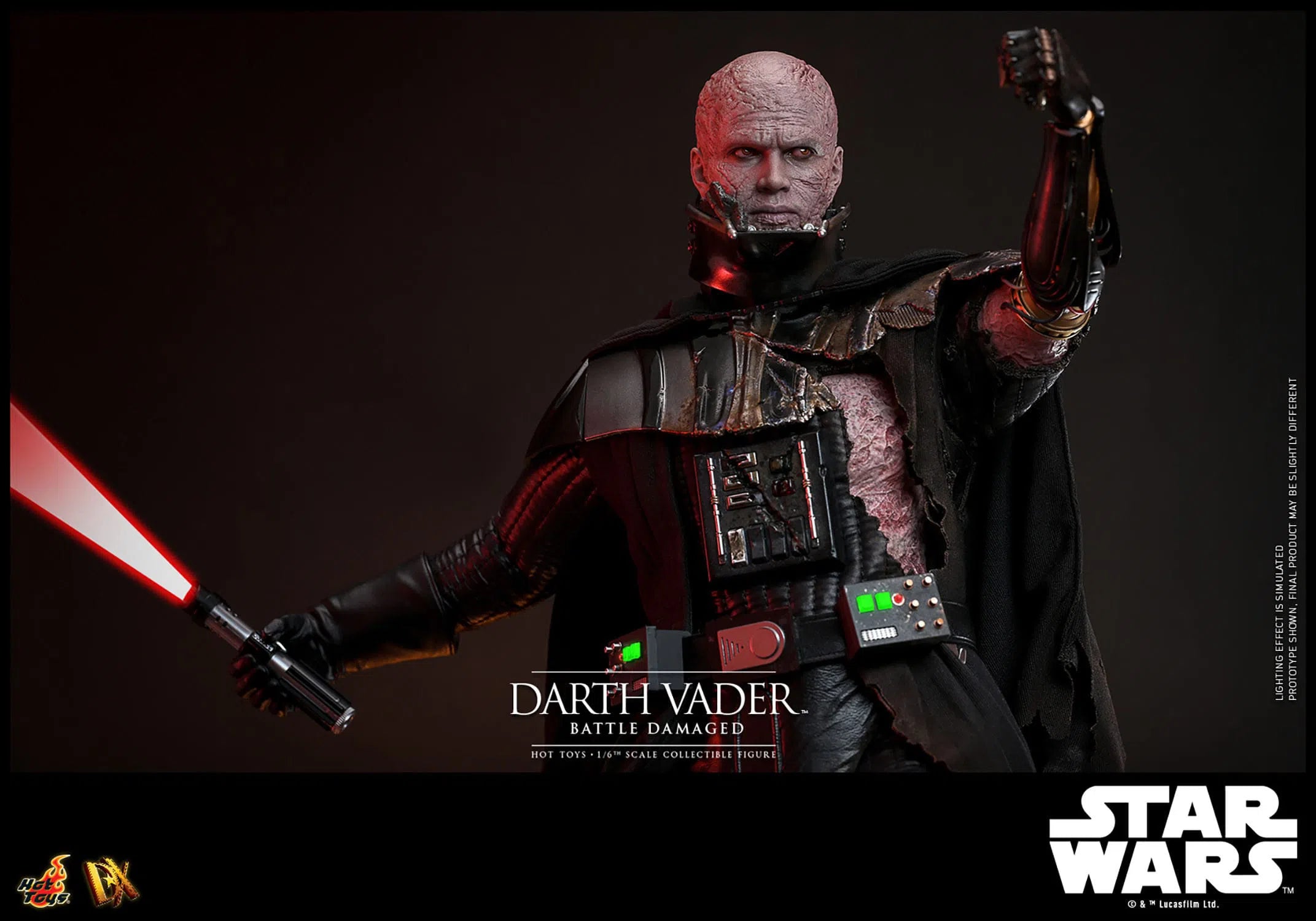 Star Wars: Darth Vader: Battle Damaged: DX45: Hot Toys Hot Toys