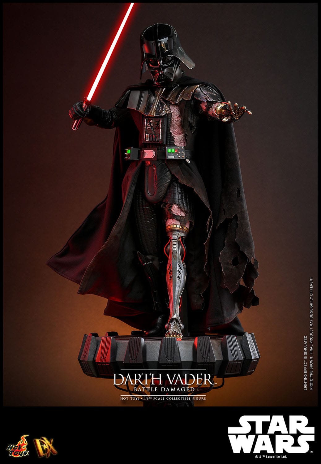 Star Wars: Darth Vader: Battle Damaged: DX45: Hot Toys Hot Toys