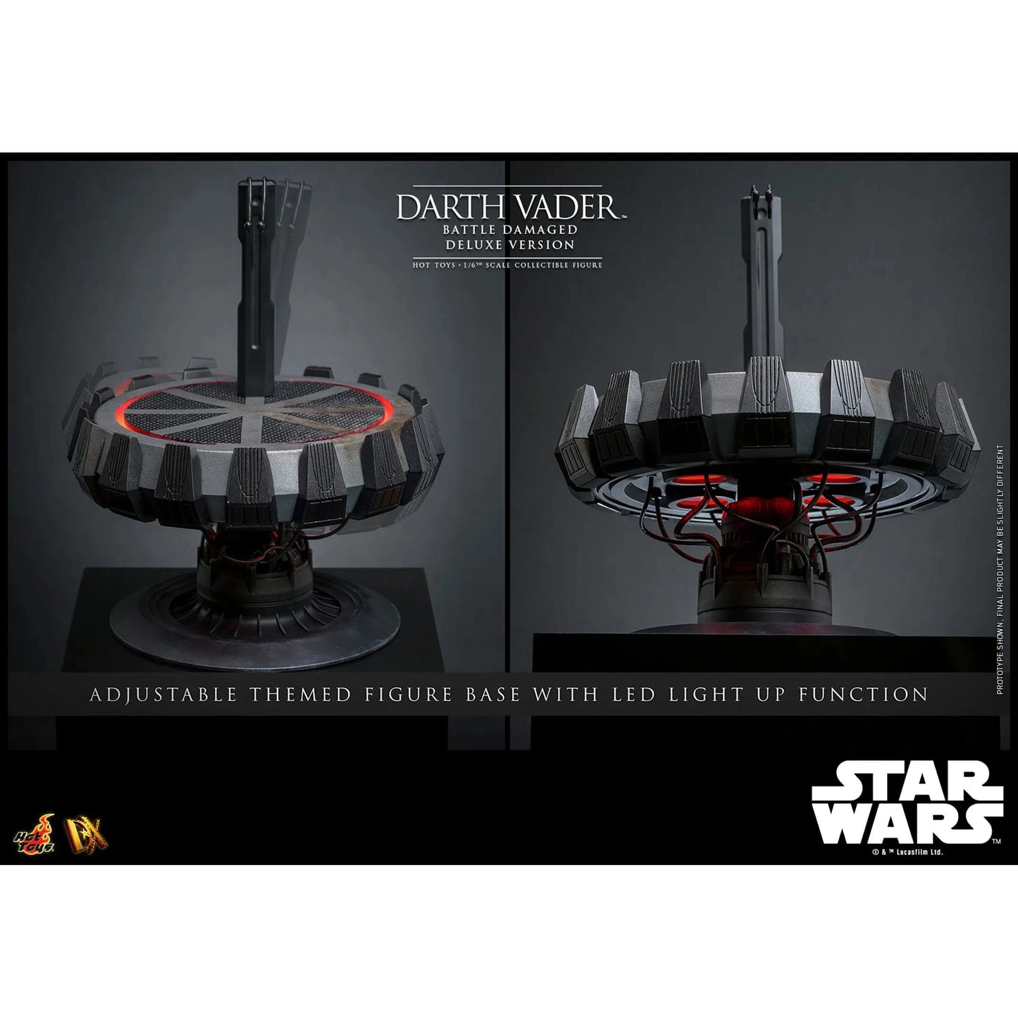 Star Wars: Darth Vader: Battle Damaged: Deluxe: DX45B - Hot Toys Action Figure