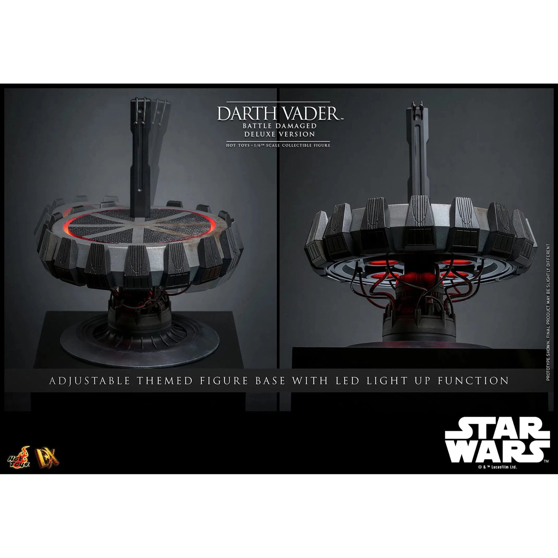 Star Wars: Darth Vader: Battle Damaged: Deluxe: DX45B - Hot Toys Action Figure