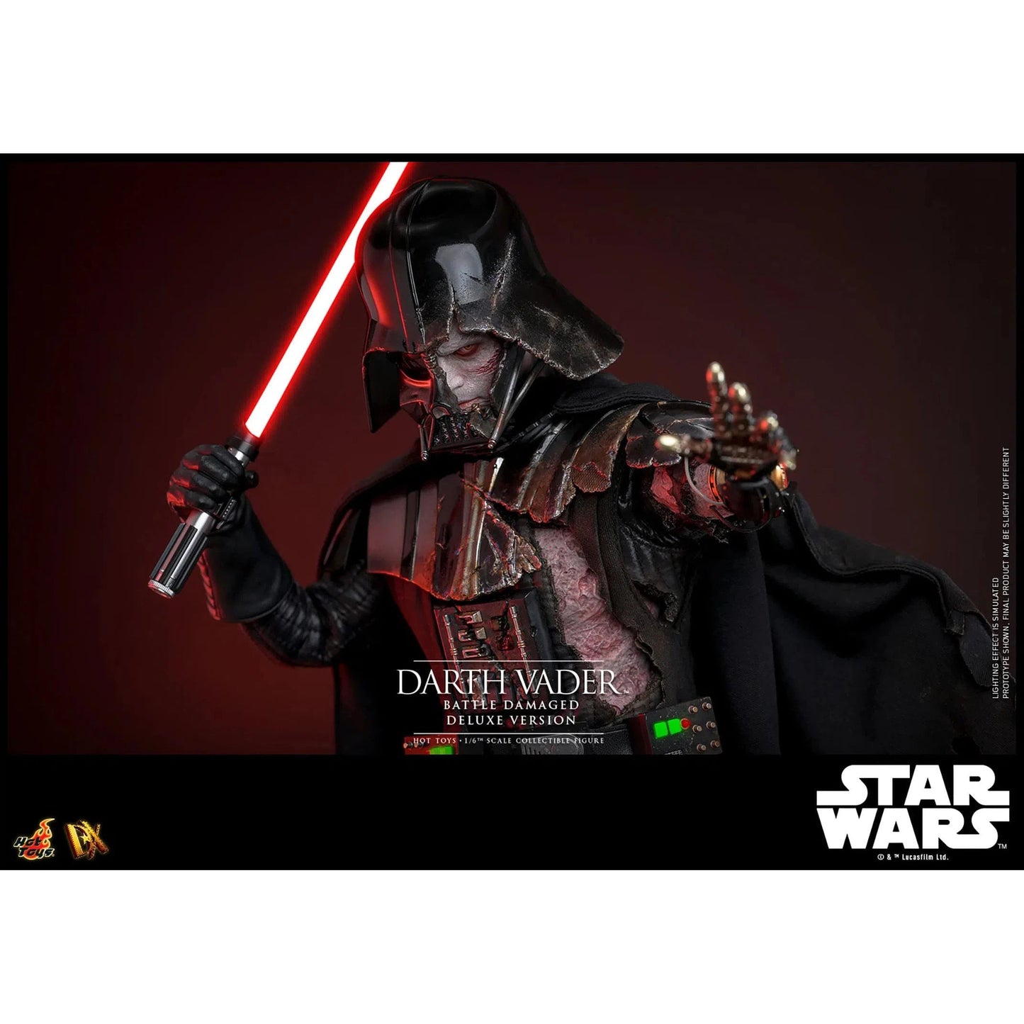 Star Wars: Darth Vader: Battle Damaged: Deluxe: DX45B - Hot Toys Action Figure