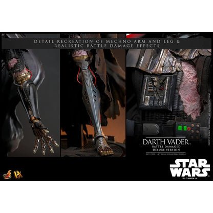 Star Wars: Darth Vader: Battle Damaged: Deluxe: DX45B - Hot Toys Action Figure