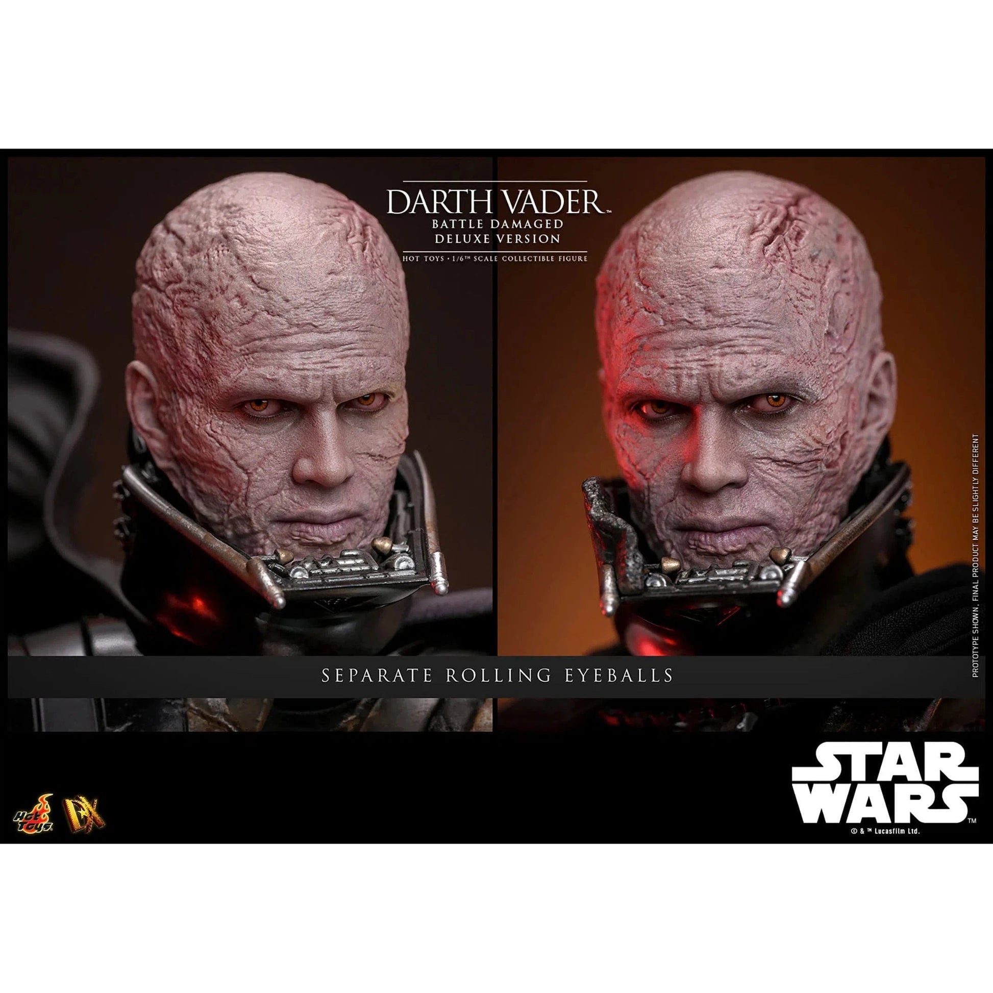 Star Wars: Darth Vader: Battle Damaged: Deluxe: DX45B - Hot Toys Action Figure