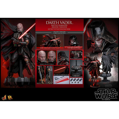 Star Wars: Darth Vader: Battle Damaged: Deluxe: DX45B - Hot Toys Action Figure