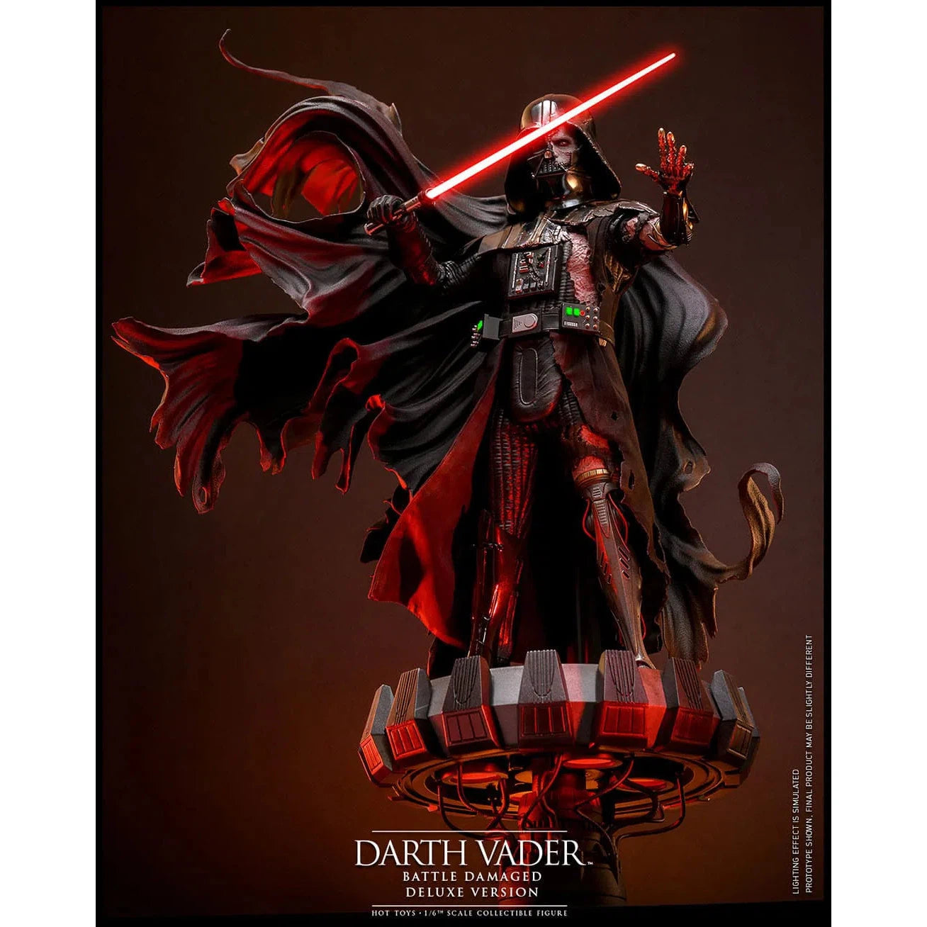 Star Wars: Darth Vader: Battle Damaged: Deluxe: DX45B - Hot Toys Action Figure