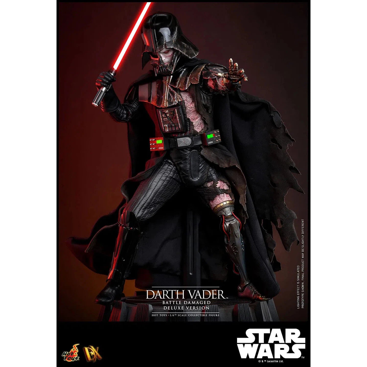 Star Wars: Darth Vader: Battle Damaged: Deluxe: DX45B: Hot Toys Hot Toys