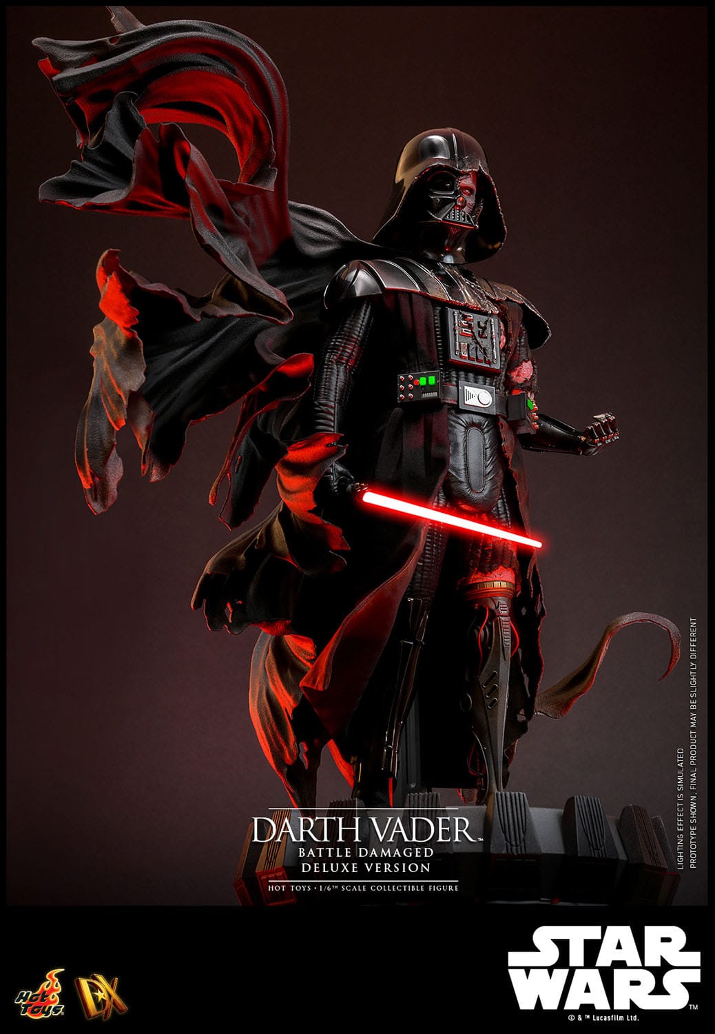 Star Wars: Darth Vader: Battle Damaged: Deluxe: DX45B: Hot Toys Hot Toys