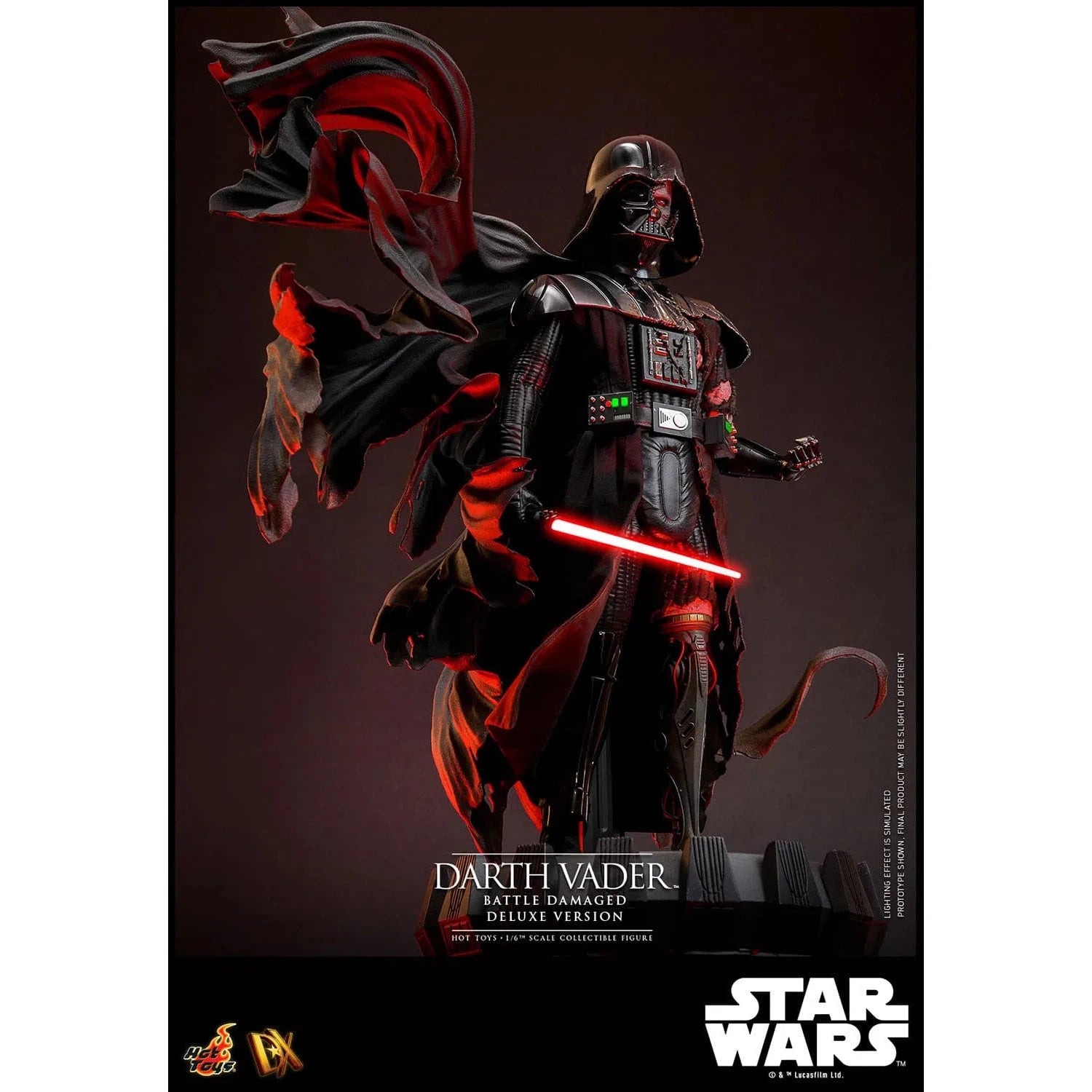 Star Wars: Darth Vader: Battle Damaged: Deluxe: DX45B: Hot Toys Hot Toys