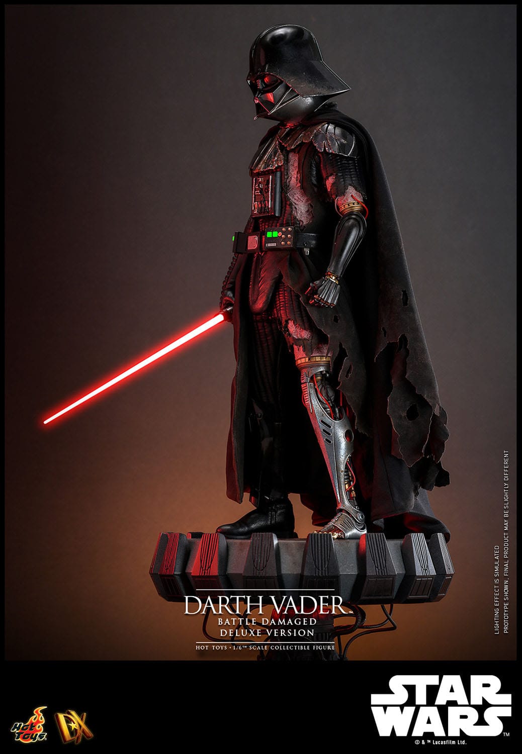 Star Wars: Darth Vader: Battle Damaged: Deluxe: DX45B: Hot Toys Hot Toys