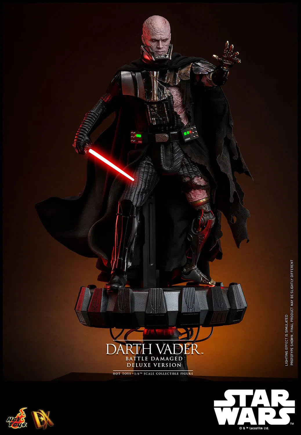 Star Wars: Darth Vader: Battle Damaged: Deluxe: DX45B: Hot Toys Hot Toys