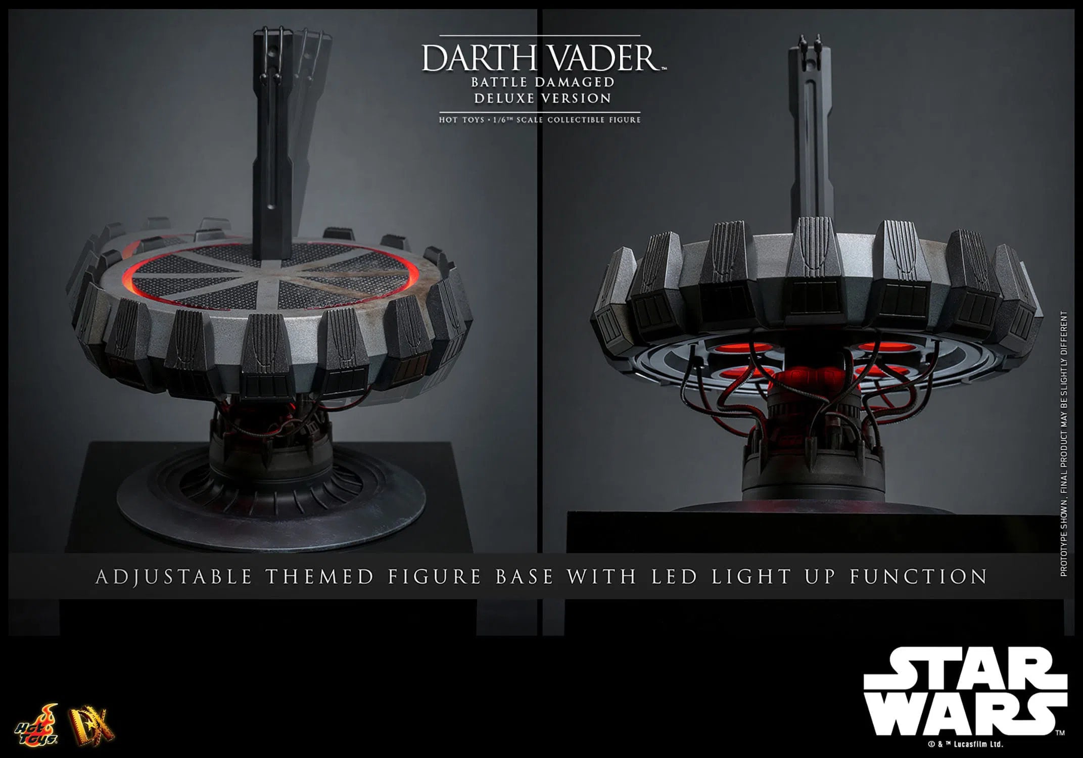 Star Wars: Darth Vader: Battle Damaged: Deluxe: DX45B: Hot Toys Hot Toys