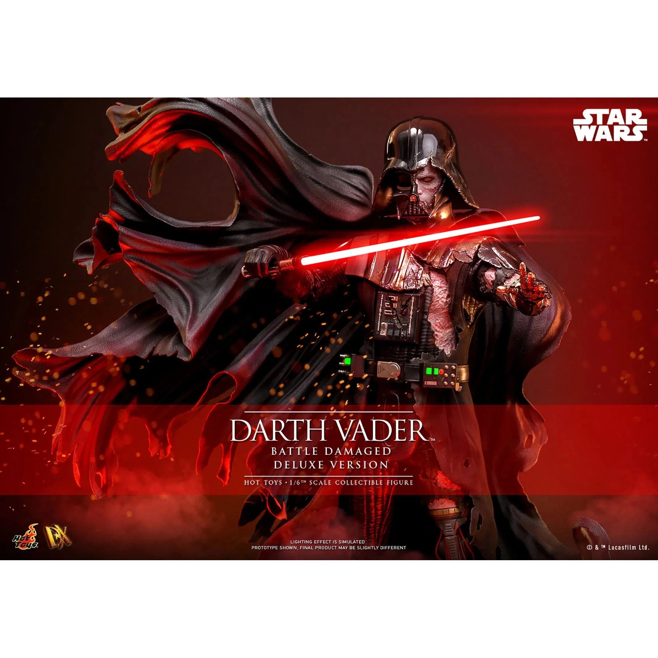 Star Wars: Darth Vader: Battle Damaged: Deluxe: DX45B: Hot Toys Hot Toys