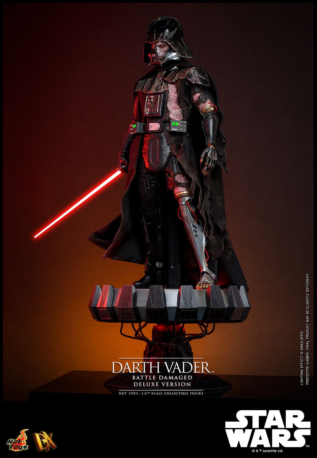 Star Wars: Darth Vader: Battle Damaged: Deluxe: DX45B: Hot Toys Hot Toys