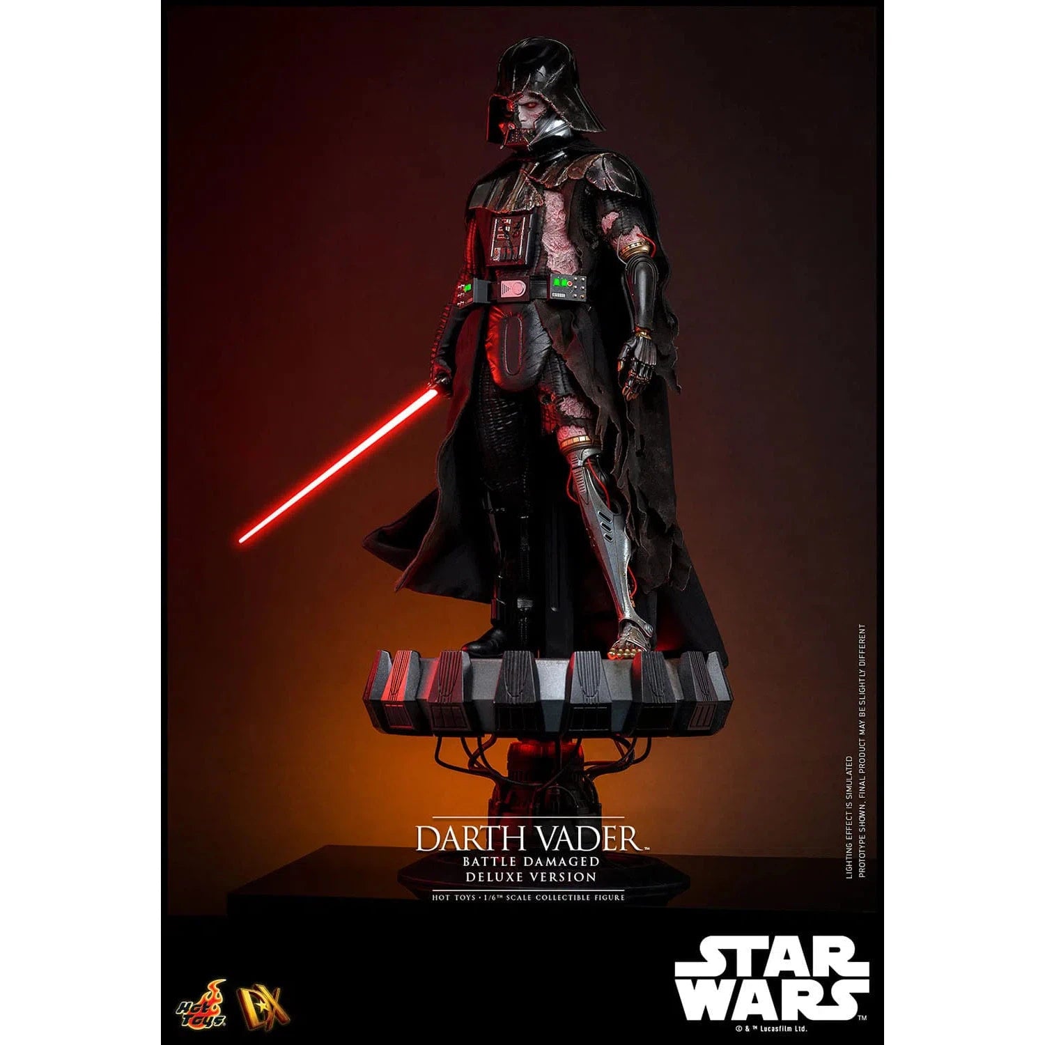 Star Wars: Darth Vader: Battle Damaged: Deluxe: DX45B: Hot Toys Hot Toys