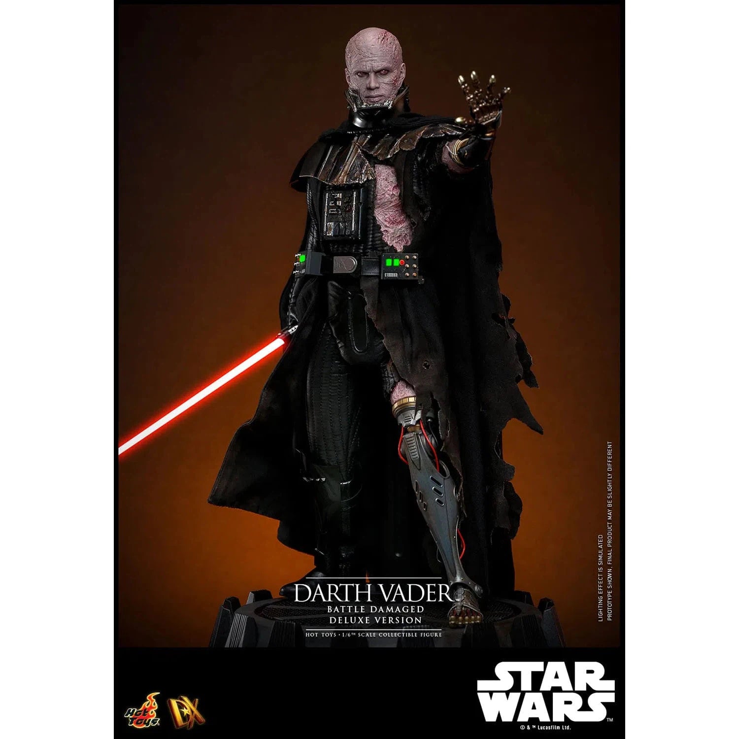 Star Wars: Darth Vader: Battle Damaged: Deluxe: DX45B: Hot Toys Hot Toys