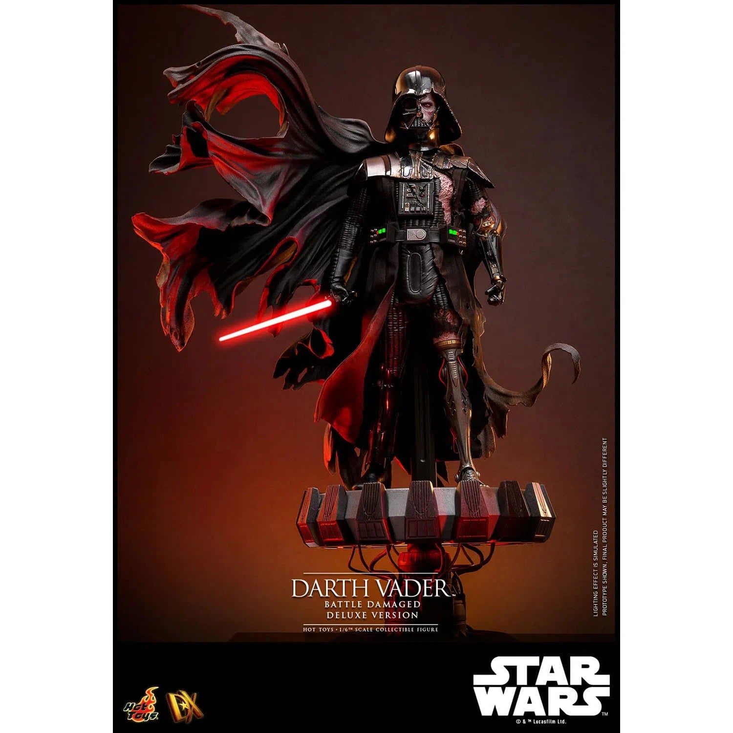 Star Wars: Darth Vader: Battle Damaged: Deluxe: DX45B: Hot Toys Hot Toys