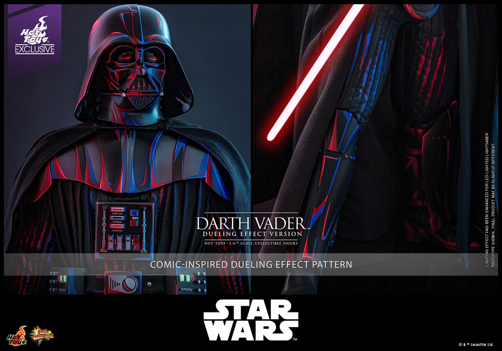 Star Wars: Darth Vader (Dueling Effect Version): Exclusive: 1/6th Scale Action Figure: Hot Toys by Hot Toys – Action Figure, [scale], UK stockist Planet Action Figures