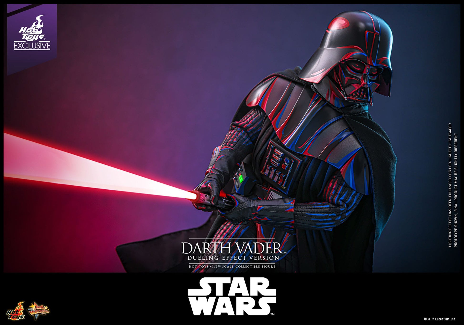 Star Wars: Darth Vader (Dueling Effect Version): Exclusive: 1/6th Scale Action Figure: Hot Toys by Hot Toys – Action Figure, [scale], UK stockist Planet Action Figures