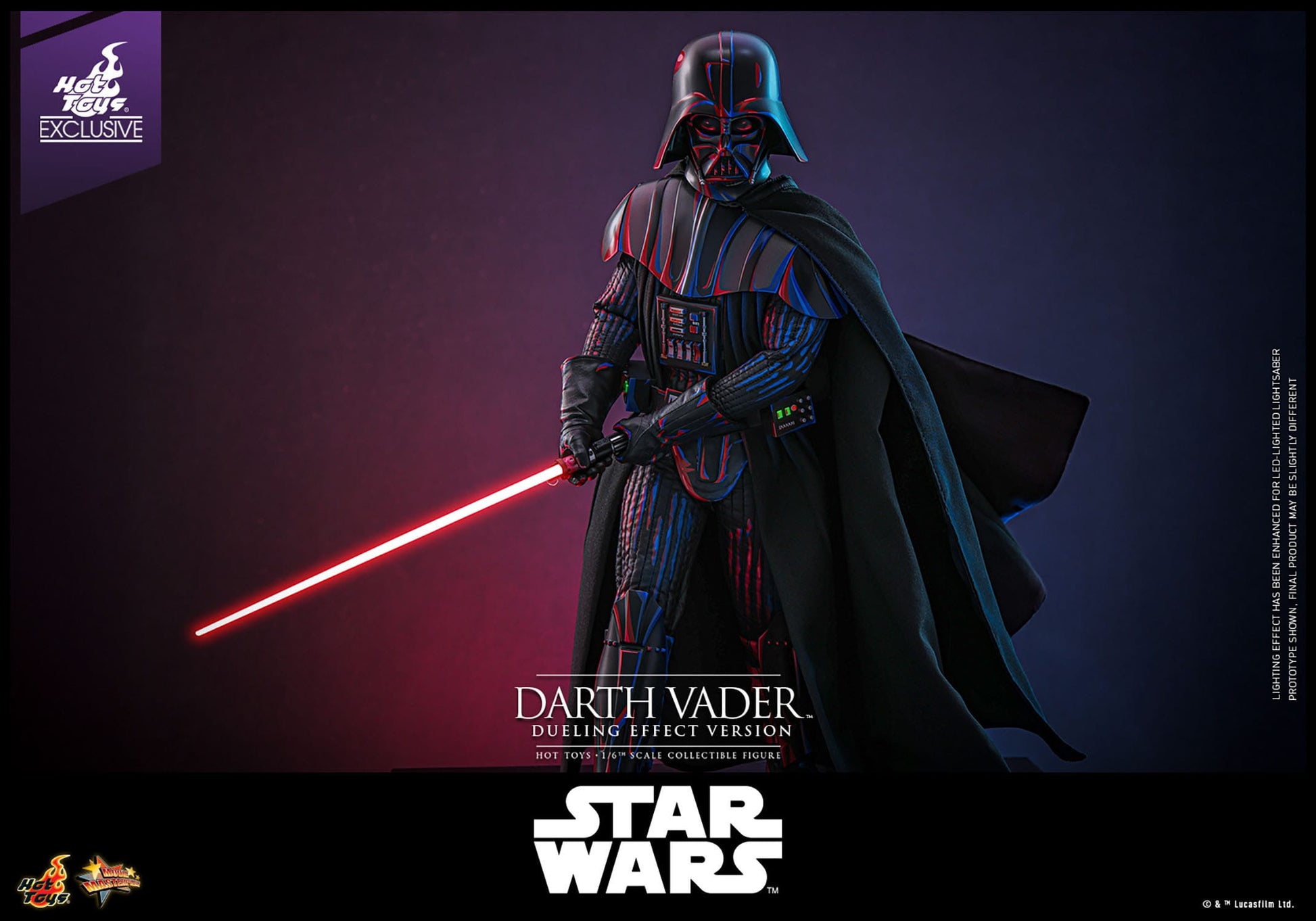 Star Wars: Darth Vader (Dueling Effect Version): Exclusive: 1/6th Scale Action Figure: Hot Toys by Hot Toys – Action Figure, [scale], UK stockist Planet Action Figures