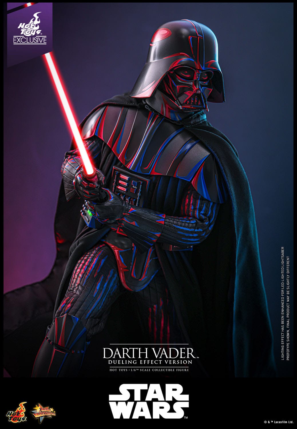 Star Wars: Darth Vader (Dueling Effect Version): Exclusive: 1/6th Scale Action Figure: Hot Toys by Hot Toys – Action Figure, [scale], UK stockist Planet Action Figures