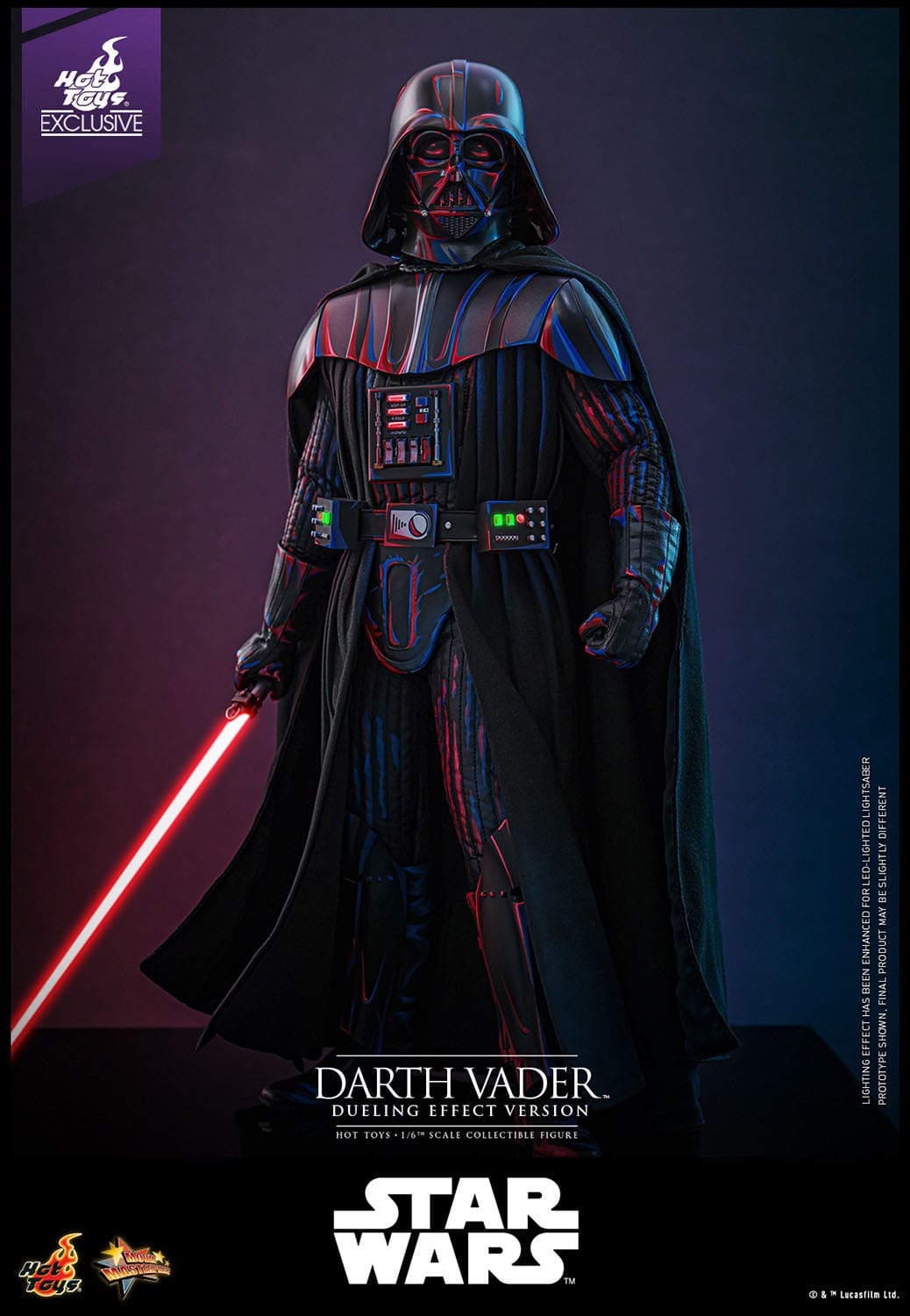 Star Wars: Darth Vader (Dueling Effect Version): Exclusive: 1/6th Scale Action Figure: Hot Toys by Hot Toys – Action Figure, [scale], UK stockist Planet Action Figures