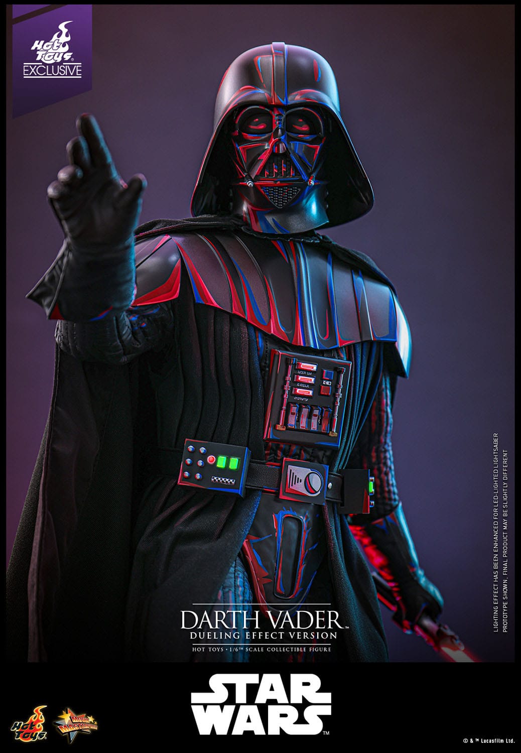 Star Wars: Darth Vader (Dueling Effect Version): Exclusive: 1/6th Scale Action Figure: Hot Toys by Hot Toys – Action Figure, [scale], UK stockist Planet Action Figures