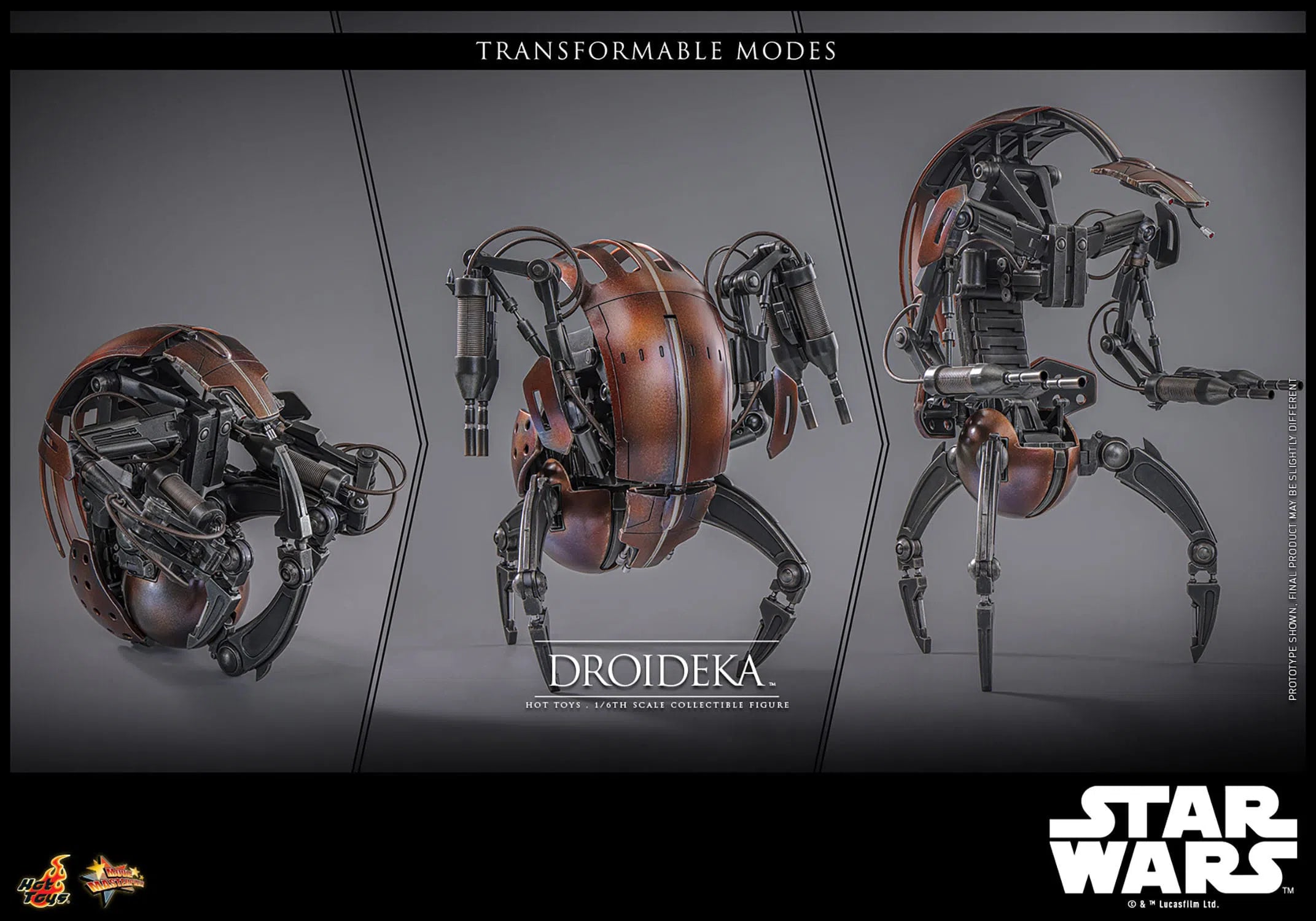 Star Wars: Episode I: The Phantom Menace: Droideka: Hot Toys Hot Toys