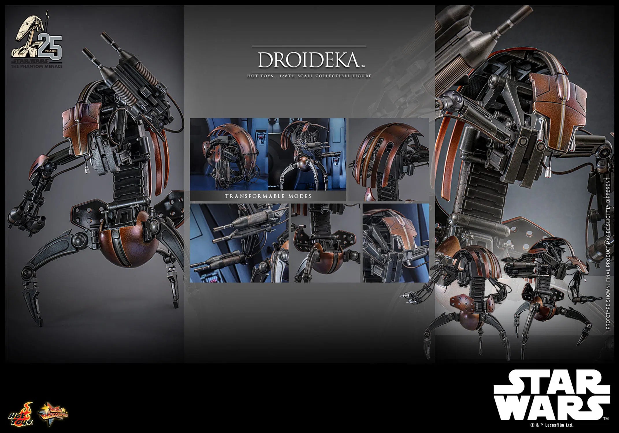 Star Wars: Episode I: The Phantom Menace: Droideka: Hot Toys Hot Toys