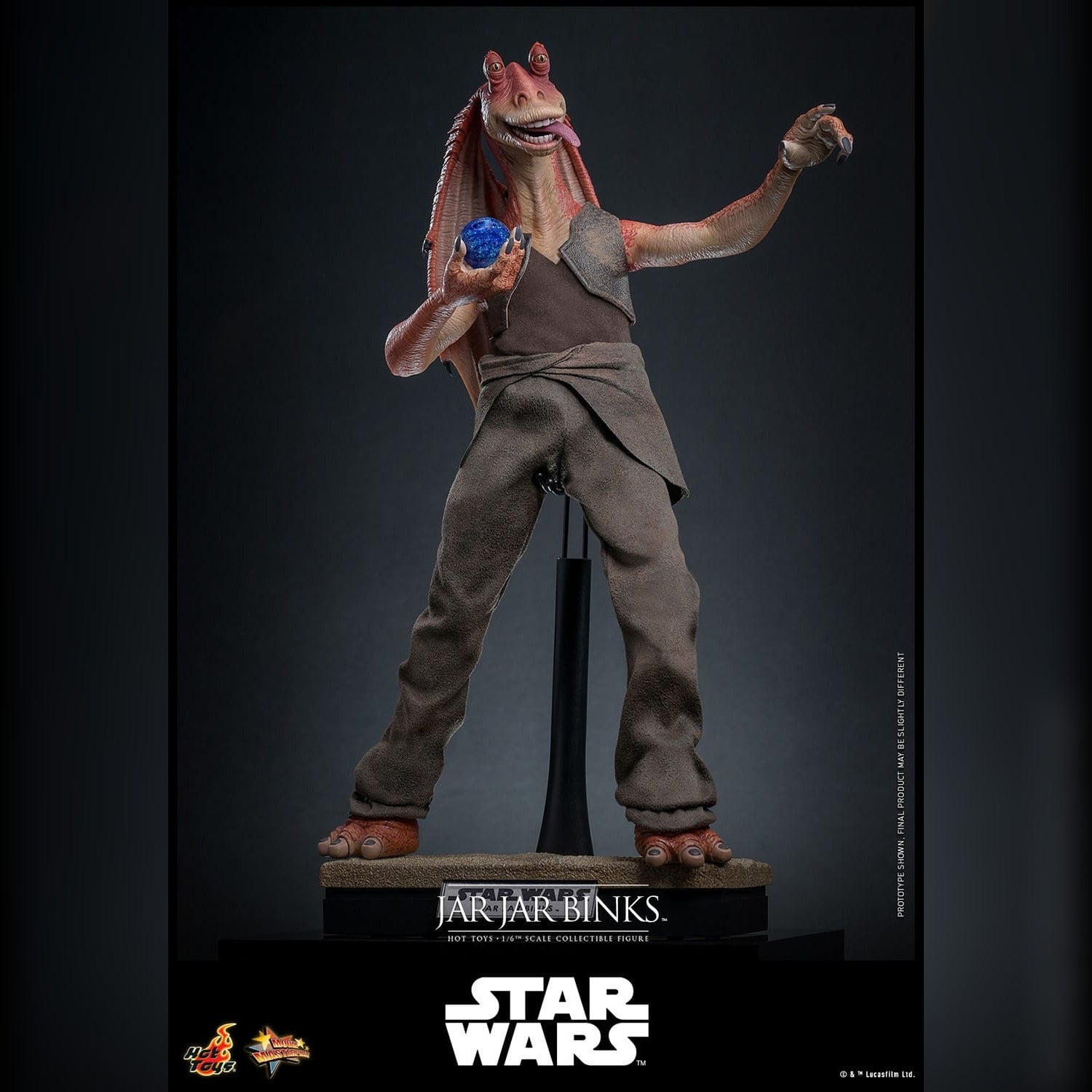 Star Wars: Episode I: The Phatom Menace: Jar Jar Binks: 1/6th Action Figure - Hot Toys Action Figure