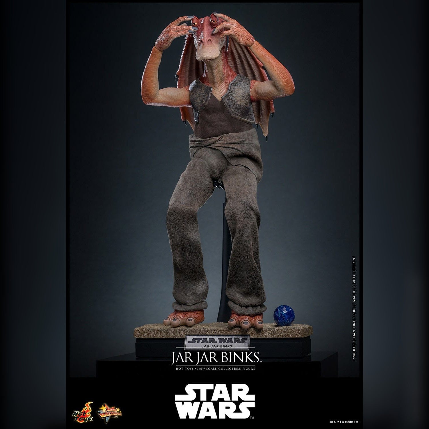 Star Wars: Episode I: The Phatom Menace: Jar Jar Binks: 1/6th Action Figure - Hot Toys Action Figure