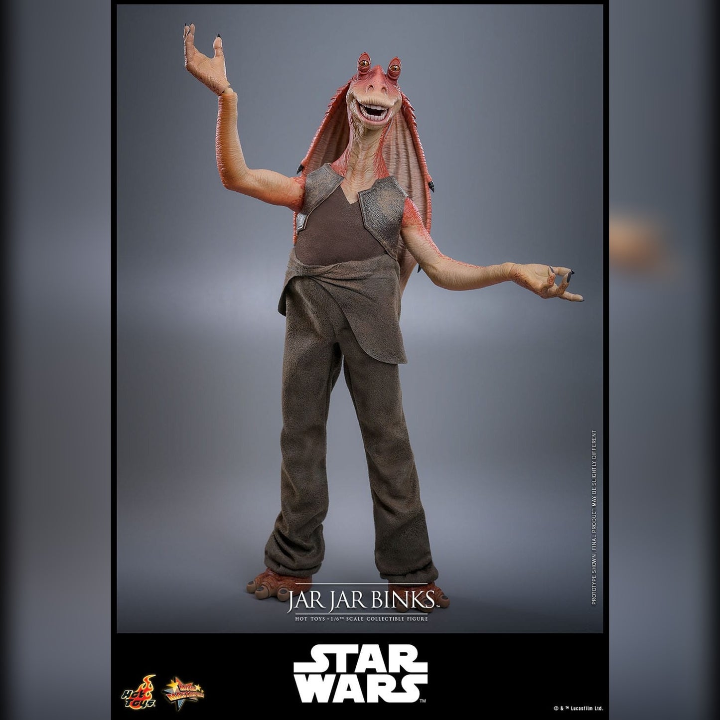 Star Wars: Episode I: The Phatom Menace: Jar Jar Binks: 1/6th Action Figure - Hot Toys Action Figure
