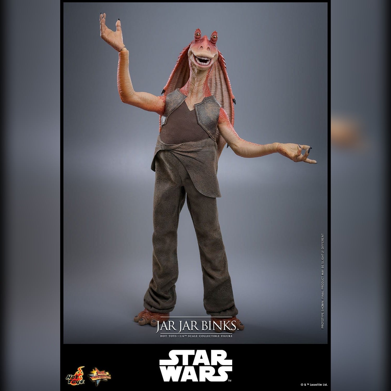 Star Wars: Episode I: The Phatom Menace: Jar Jar Binks: 1/6th Action Figure - Hot Toys Action Figure