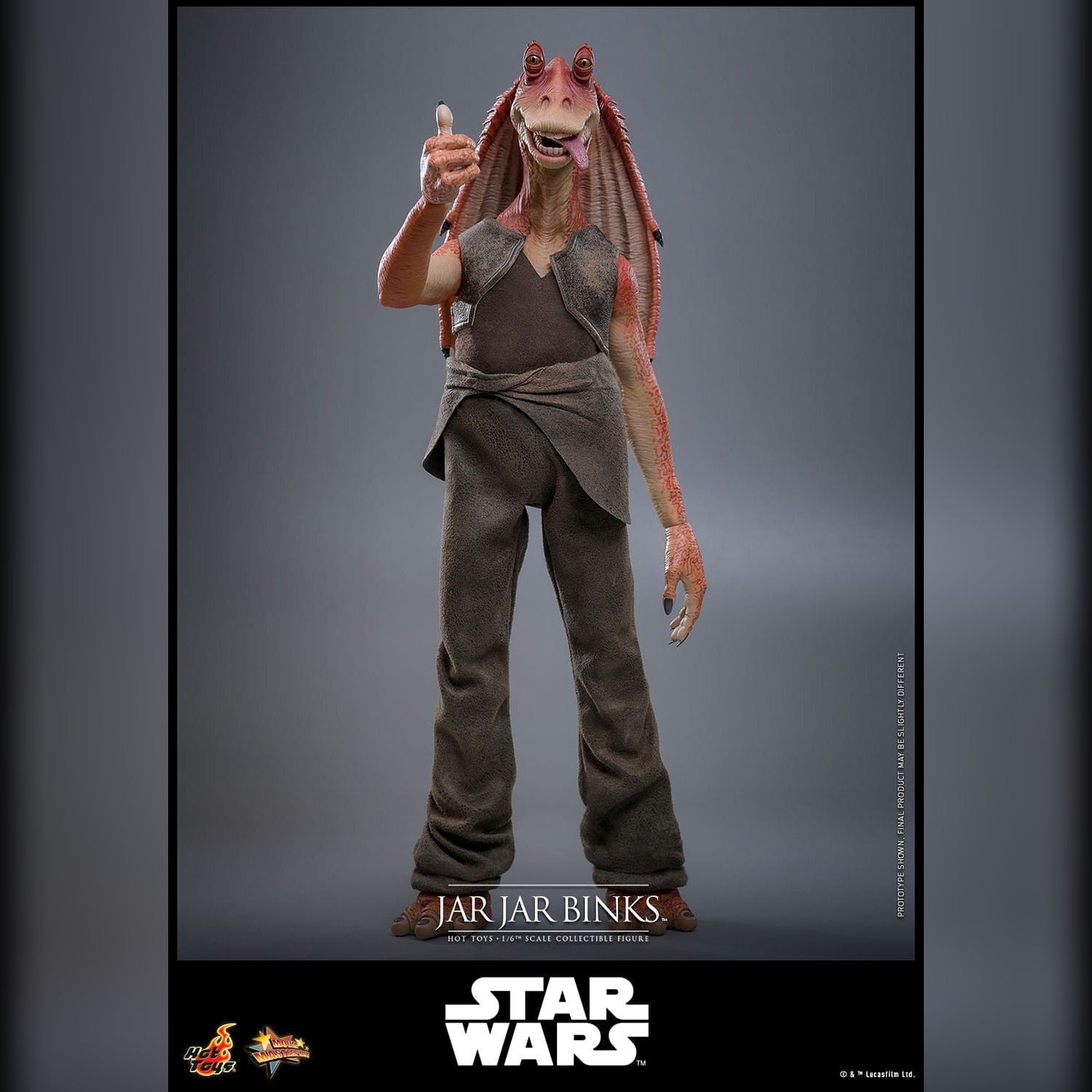 Star Wars: Episode I: The Phatom Menace: Jar Jar Binks: 1/6th Action Figure - Hot Toys Action Figure